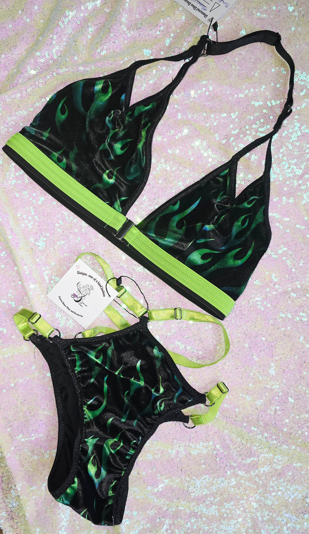 Flames of Envy: Athena Bra Top