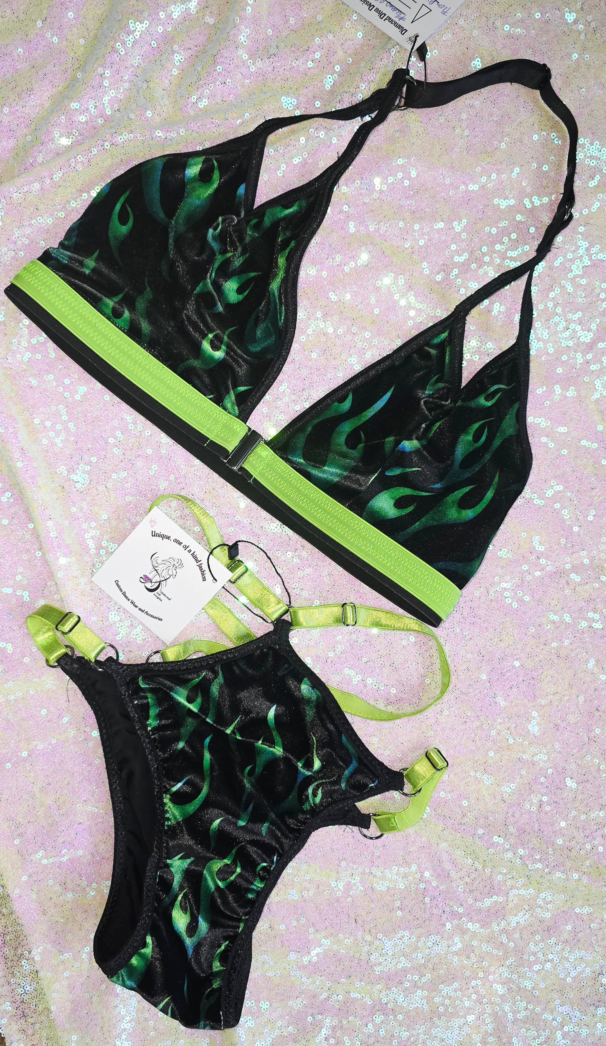 Flames of Envy: Athena Bra Top