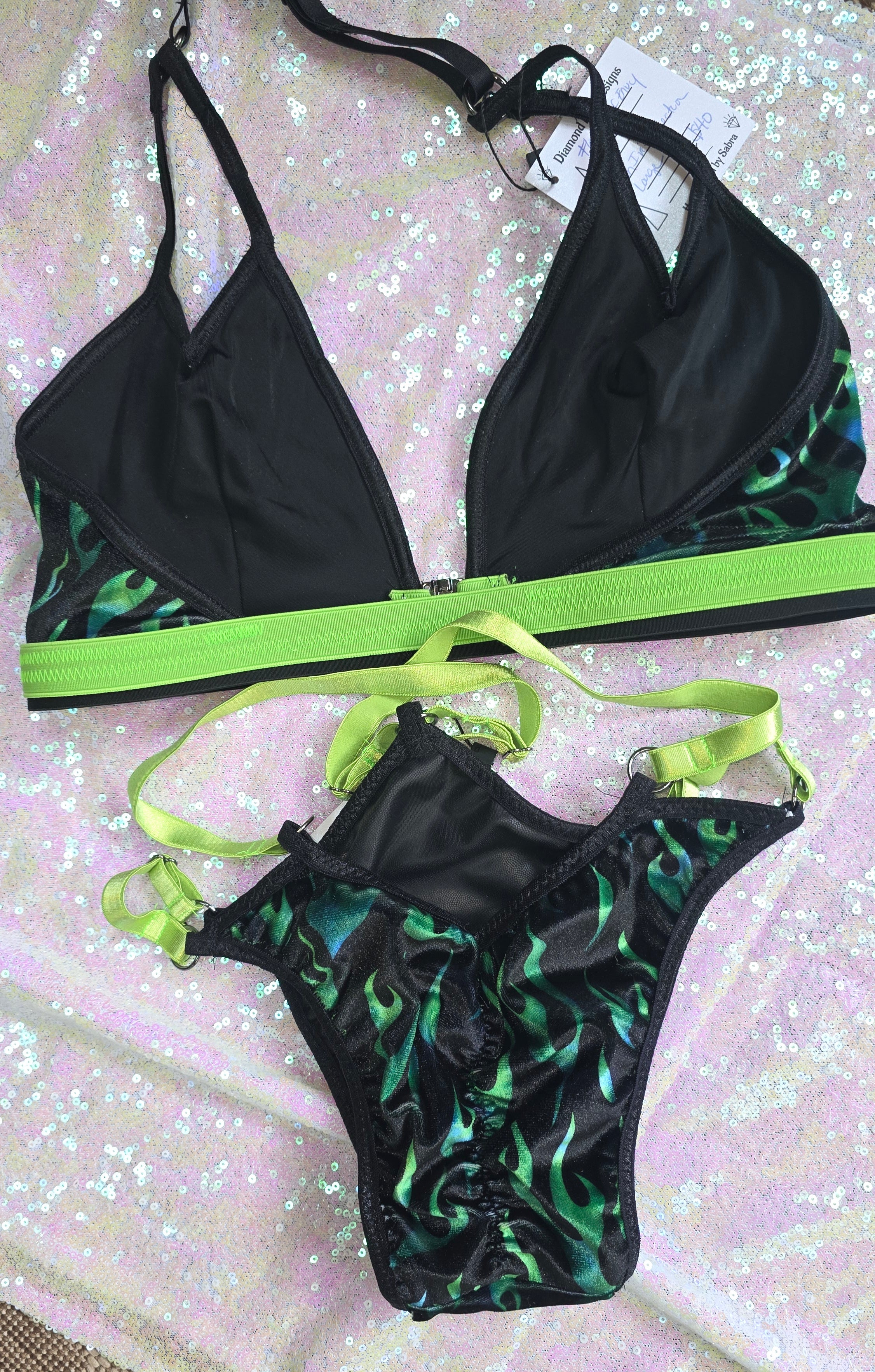 Flames of Envy: Athena Bra Top